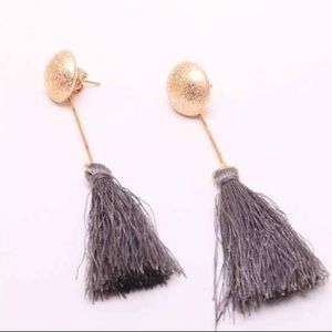 Black Friday limited time!! Tassel Earrings grey